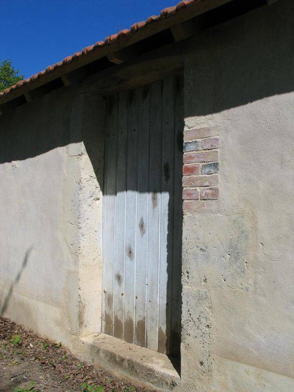 rénovation, restauration, maison ancienne, porte en chêne, arrière