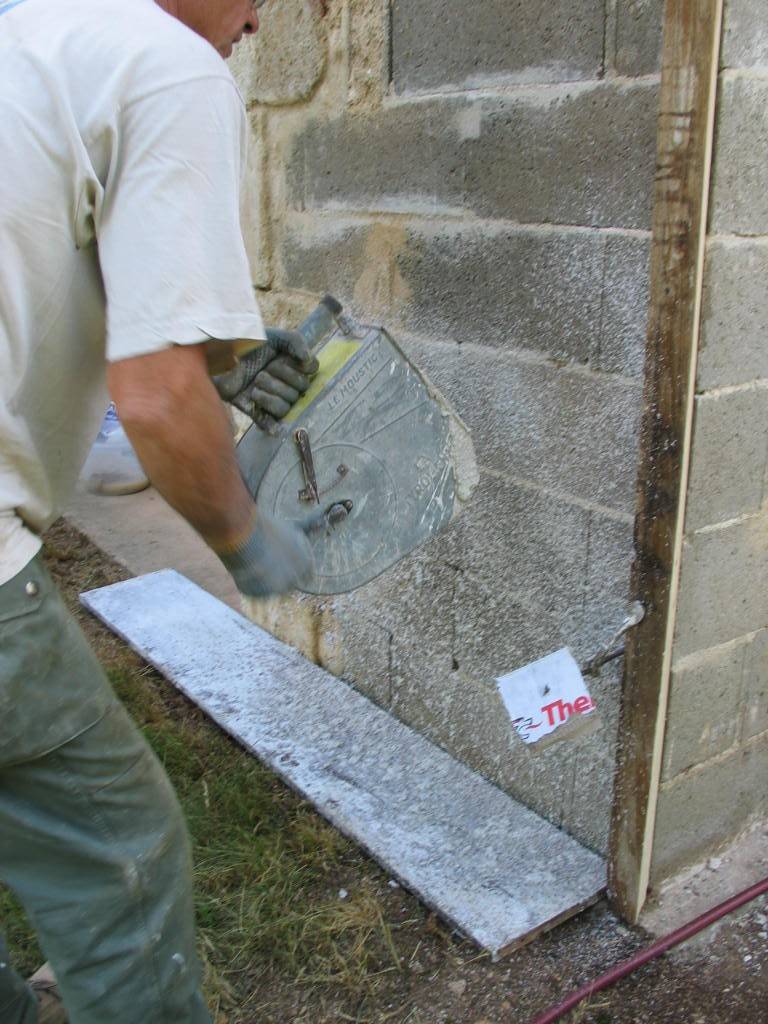 renovation murs à la chaux